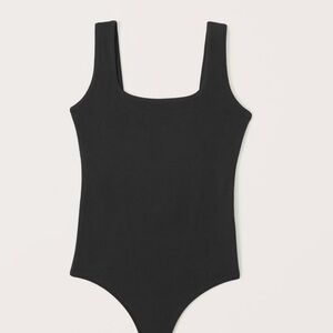 Abercrombie seamless black tank bodysuit